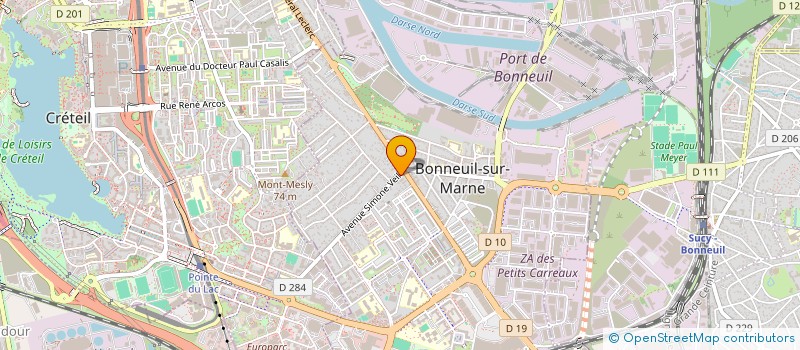 localisation de l'entreprise B.C.R BOXER COMPAGNIE RESTAURATION  BONNEUIL-SUR-MARNE