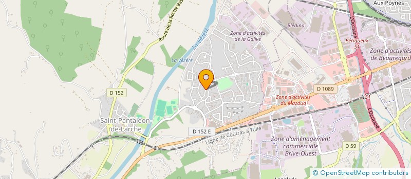 localisation de l'entreprise B.C RENOVATION à BRIVE-LA-GAILLARDE
