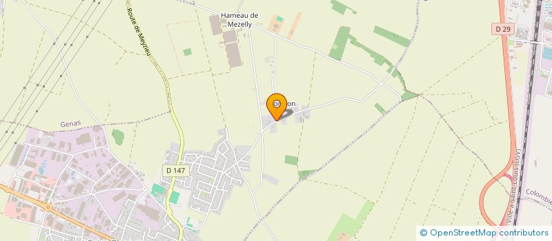 localisation de l'entreprise B.C. RHONE SAONE  SAINT-BONNET-DE-MURE