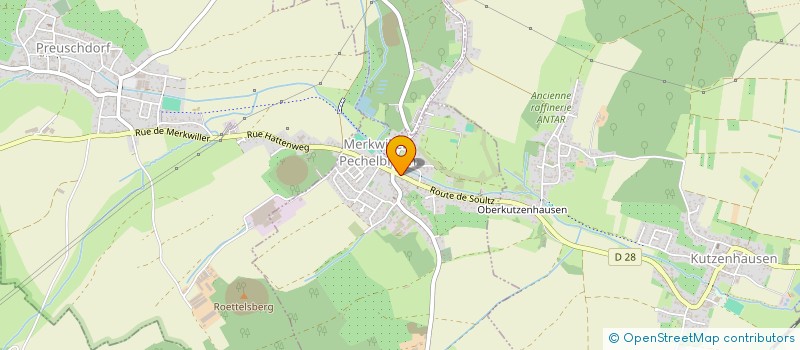 localisation de l'entreprise B.C.S.  MERKWILLER-PECHELBRONN