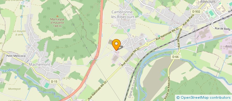 localisation de l'entreprise B.C.S. à CAMBRONNE-LES-RIBECOURT