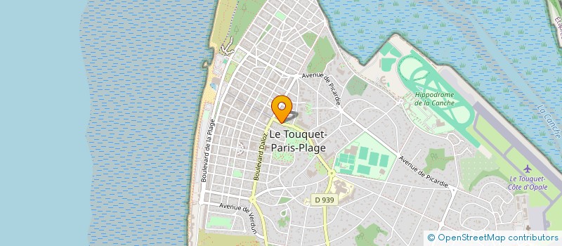 localisation de l'entreprise B.C.S à LE TOUQUET-PARIS-PLAGE