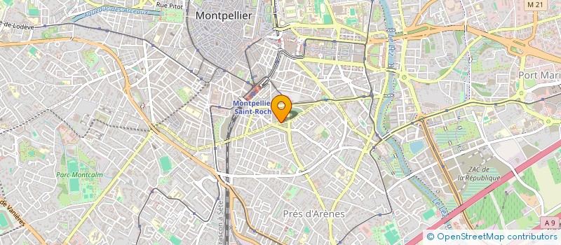 localisation de l'entreprise B C T HABITAT ET COMMERCE à MONTPELLIER