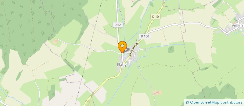 localisation de l'entreprise B.C. TERRASSEMENT  FLAGY