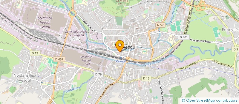 localisation de l'entreprise B & CA  VESOUL