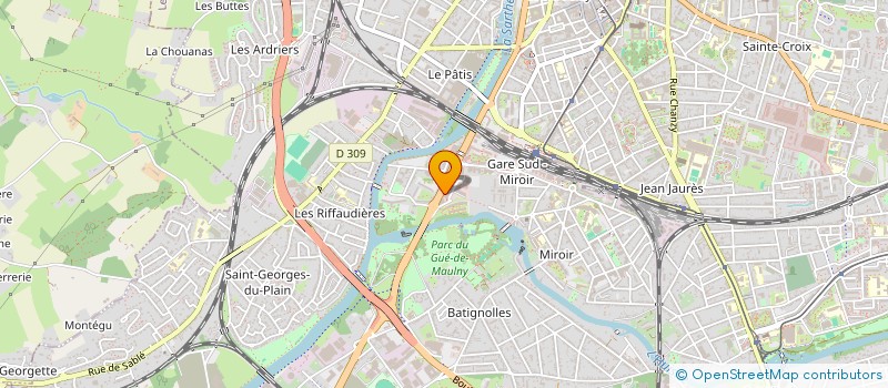 localisation de l'entreprise B CALL  LE MANS