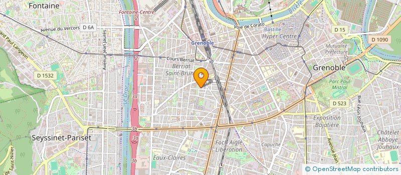 localisation de l'entreprise B'CALME  GRENOBLE