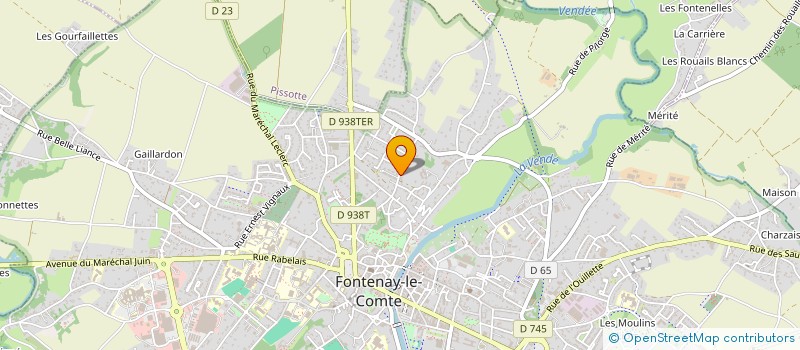 localisation de l'entreprise B.CAM85  FONTENAY-LE-COMTE