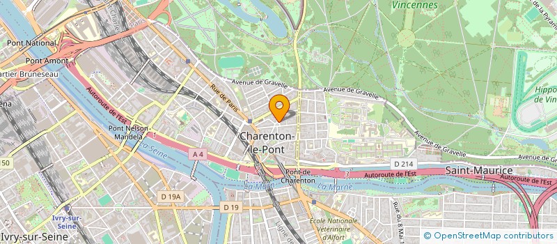 localisation de l'entreprise B CAPITAL  CHARENTON-LE-PONT