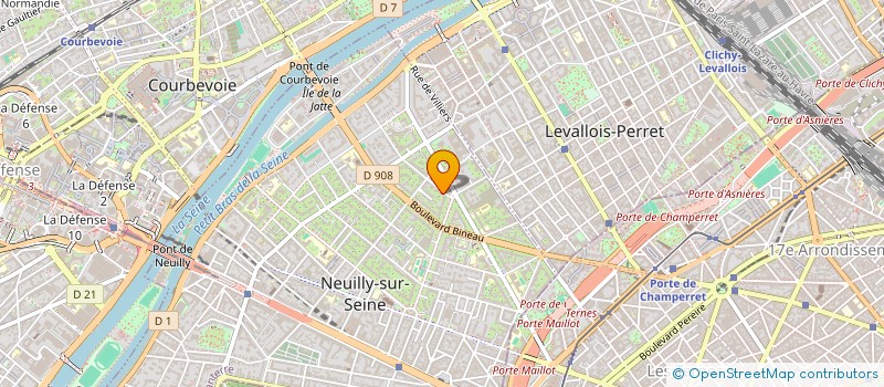 localisation de l'entreprise B CAPITAL CONSEIL à NEUILLY-SUR-SEINE