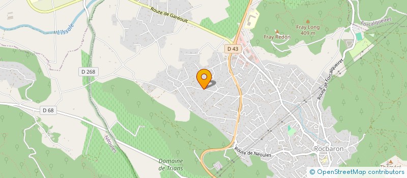 localisation de l'entreprise B-CAPS CONSEIL  ROCBARON