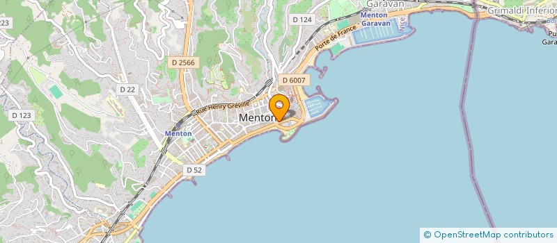 localisation de l'entreprise B CAREI à MENTON