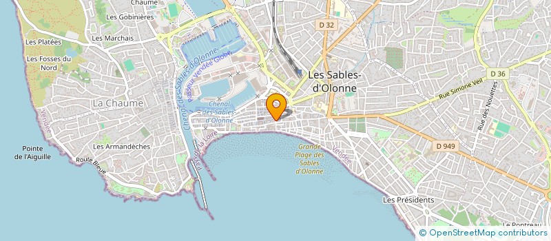 localisation de l'entreprise B CARRE à LES SABLES D'OLONNE