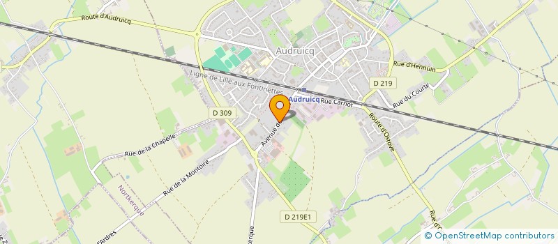 localisation de l'entreprise B-CARS  AUDRUICQ