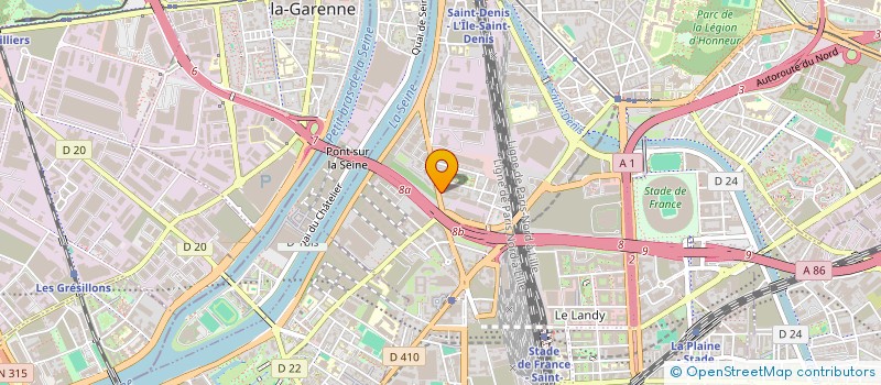 localisation de l'entreprise B-CH à SAINT-DENIS