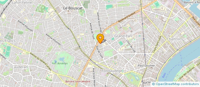 localisation de l'entreprise B.CHOUETTE  BORDEAUX