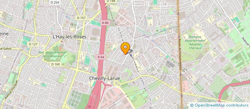 localisation de l'entreprise B CINQ  L'HAY-LES-ROSES