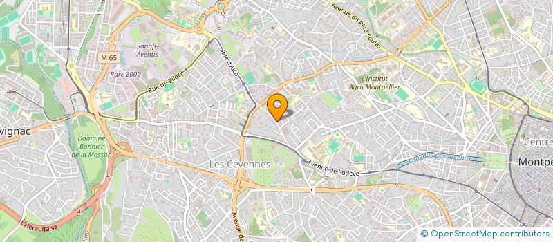 localisation de l'entreprise B CLEAN 34  MONTPELLIER