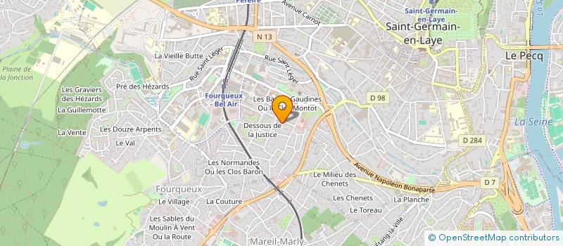 localisation de l'entreprise B CLEAN  SAINT-GERMAIN-EN-LAYE