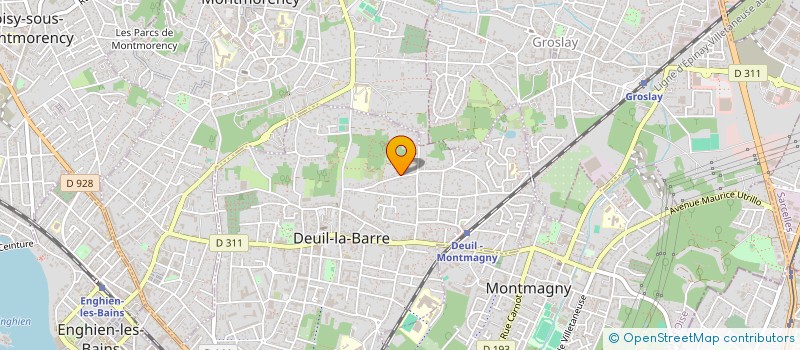 localisation de l'entreprise B COFFEE  DEUIL-LA-BARRE