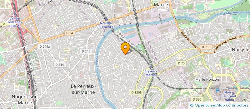localisation de l'entreprise B.COM à BRY SUR MARNE