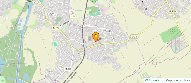 localisation de l'entreprise B COM IMMOBILIER  PROVIN