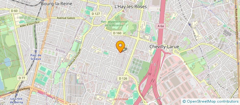 localisation de l'entreprise B.COM-UNIQUE  L'HAY-LES-ROSES