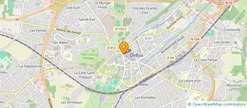 localisation de l'entreprise B COMME BEBE à DREUX