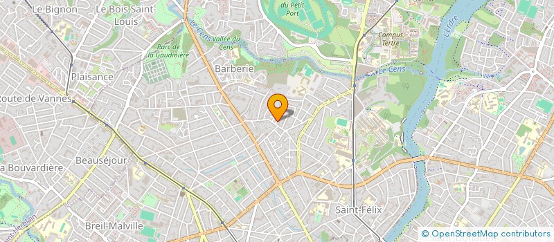 localisation de l'entreprise B COMME BLOB  NANTES