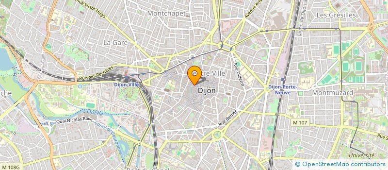 localisation de l'entreprise B COMME BOURGOGNE à DIJON