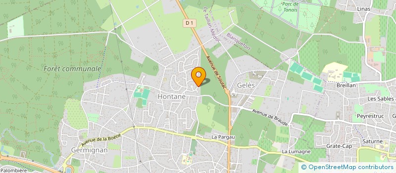 localisation de l'entreprise B CONCEPT  LE TAILLAN-MEDOC