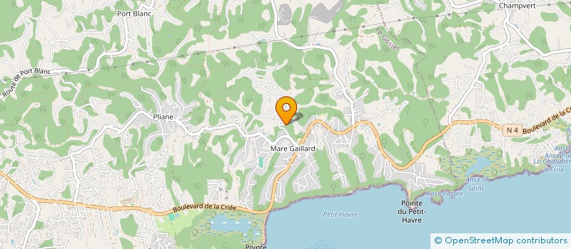 localisation de l'entreprise B-CONCEPT RENTAL  LE GOSIER