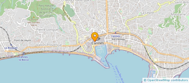 localisation de l'entreprise B-CONCEPT SAS à CANNES