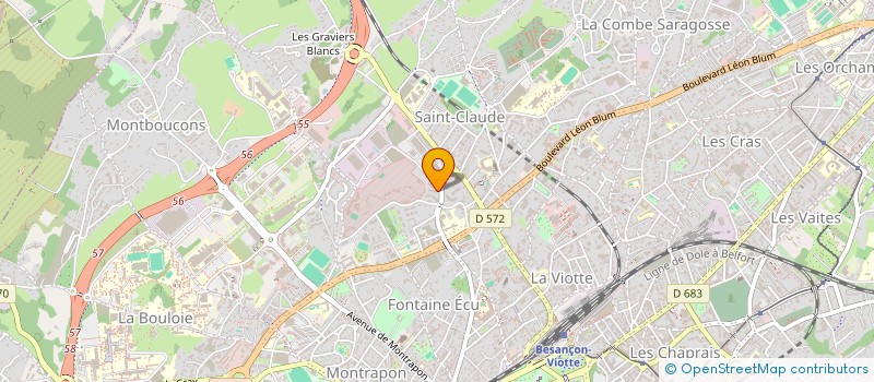 localisation de l'entreprise B-CONSORT à BESANCON
