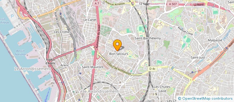 localisation de l'entreprise B CONSULT  MARSEILLE