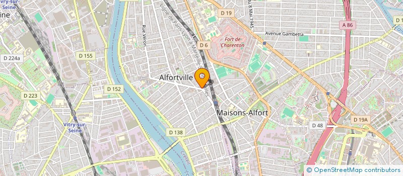 localisation de l'entreprise B CONSULTING à ALFORTVILLE