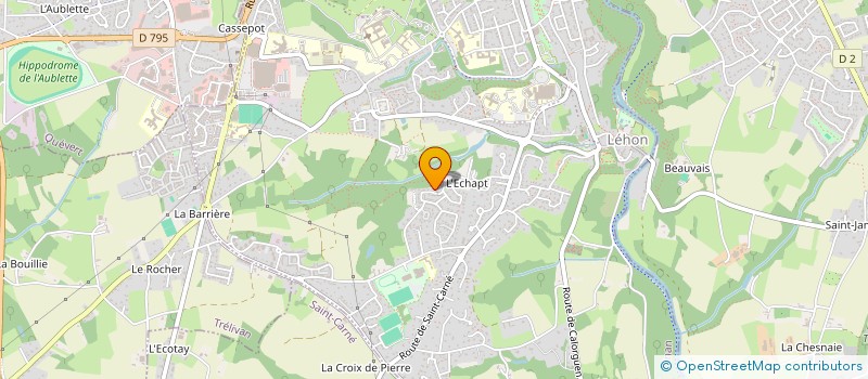 localisation de l'entreprise B-CONTENT  DINAN