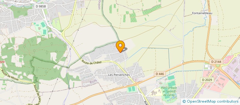 localisation de l'entreprise B' COOK à MOZAC