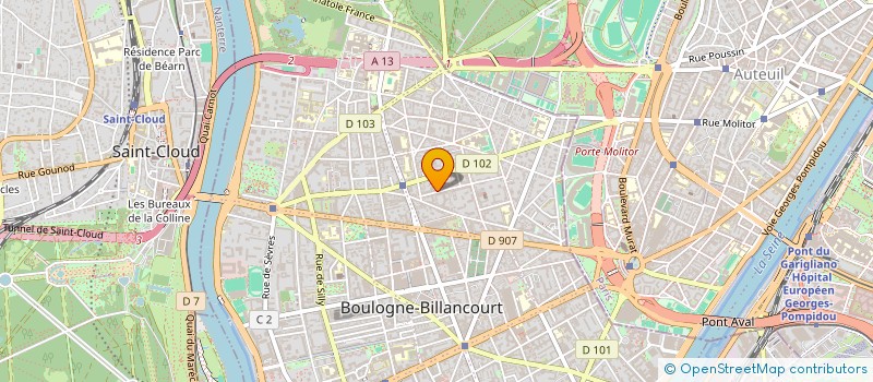 localisation de l'entreprise B COOL SARL à BOULOGNE-BILLANCOURT