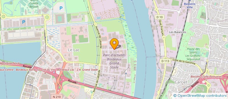 localisation de l'entreprise B.CORP SA à BORDEAUX