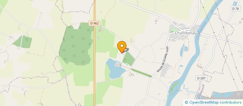 localisation de l'entreprise B'COWORKER  CHAMBELLAY