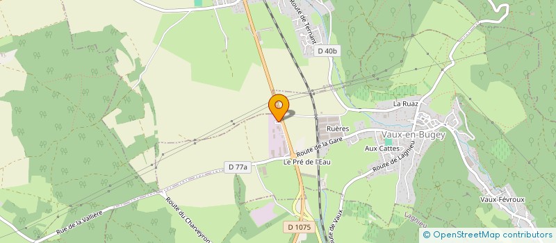 localisation de l'entreprise B CUBE  VAUX-EN-BUGEY