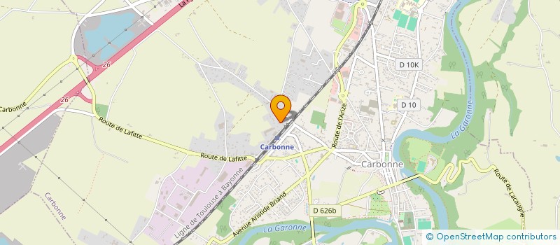 localisation de l'entreprise B CUBE CHARPENTE  CARBONNE