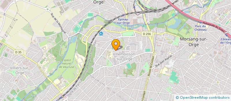 localisation de l'entreprise B.CYS à VILLEMOISSON-SUR-ORGE