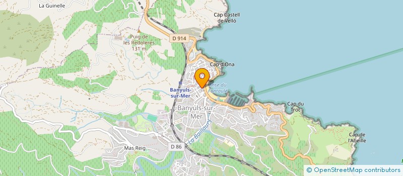 localisation de l'entreprise B D 2 V à BANYULS-SUR-MER