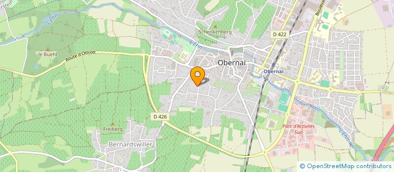 localisation de l'entreprise B.D. 2000 à OBERNAI