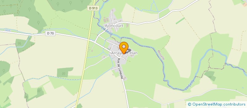 localisation de l'entreprise B&D  ARMAUCOURT