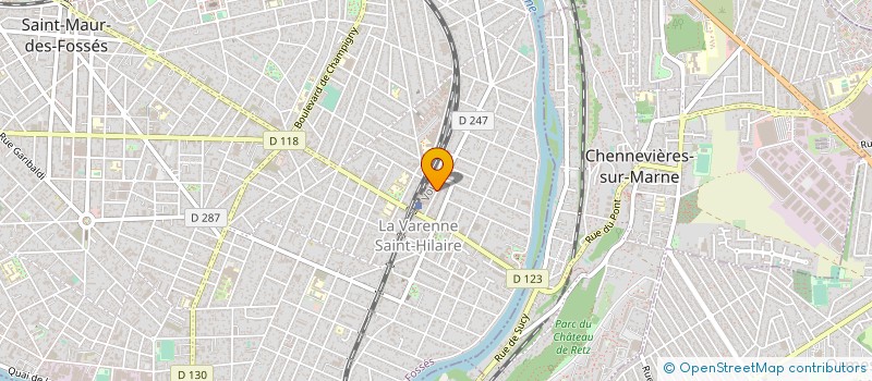 localisation de l'entreprise B D A  SAINT-MAUR-DES-FOSSES