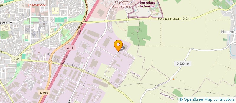 localisation de l'entreprise B.D.A. INVESTISSEMENTS à CHARTRES