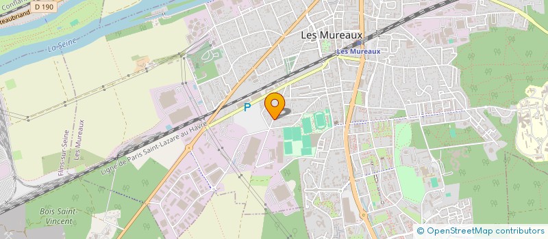 localisation de l'entreprise B.D.A. PLOMBERIE à LES MUREAUX